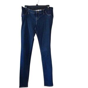 Liz Lange Maternity Denim Jegging S/P Stretchy Waistband